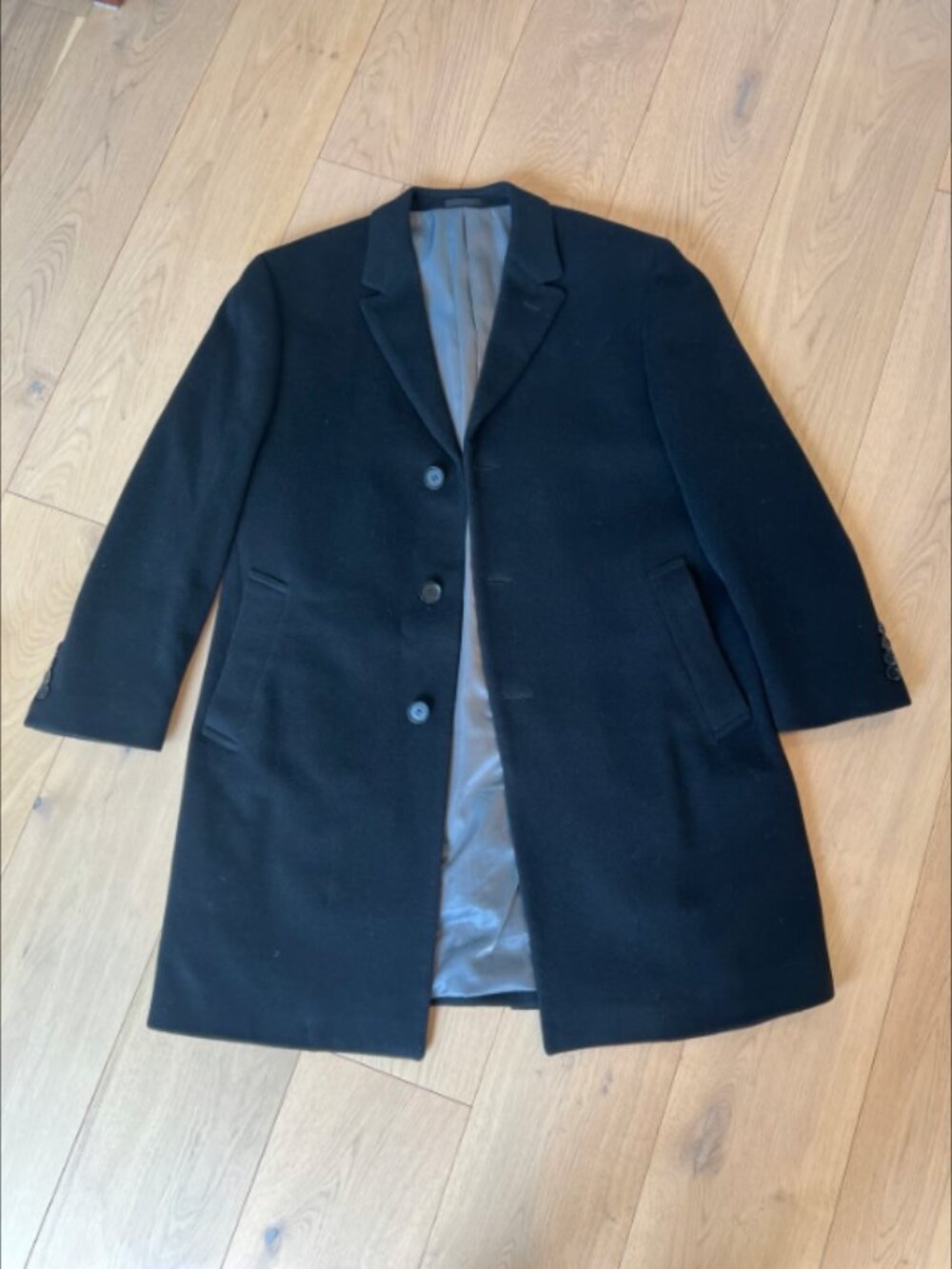 Calvin Klein Black Peacoat in Size 40S